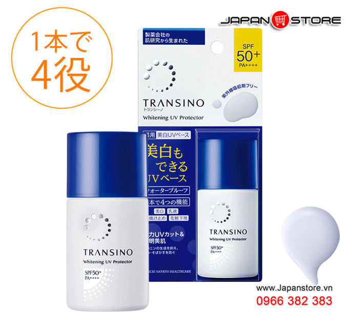 Kem chống nắng Transino Whitening UV Protector SPF 50+ (1)