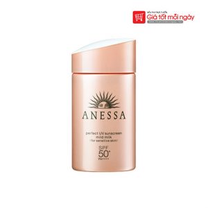 Sữa chống nắng Anessa perfect UV sunscreen mild milk cho da nhạy cảm